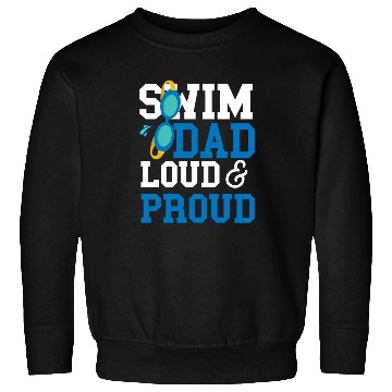 Discover Swimming Swimmer Swim Dad Sweatshirts
