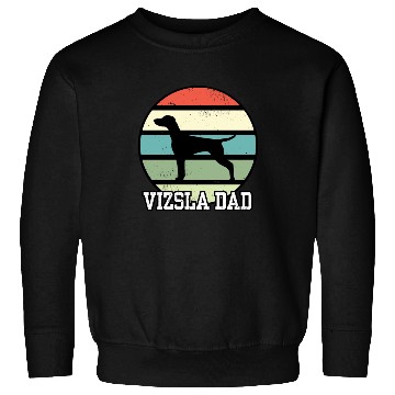 Discover Vizsla Dad I Retro Vizsla Dad Sweatshirts