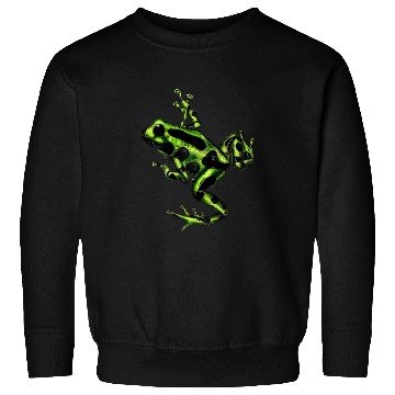 Discover Green poison dart frog Sweatshirts