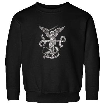 Discover Saint St Michael Catholic Archangel Angel Defender Sweatshirts