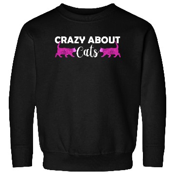 Discover Crazy about cats - Cat lover - Cat owner gift Sweatshirts