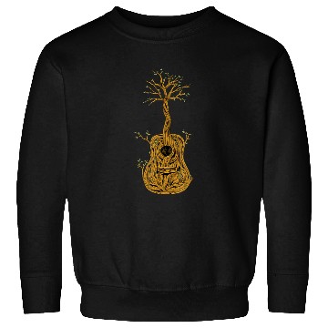 Discover Guitar Tree of Life Nature Guitarist Gift Sweatshirts