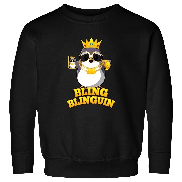 Discover Bling Blinguin Pinguin Sweatshirts