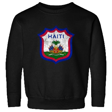 Discover Haiti Crest Design Sweatshirts