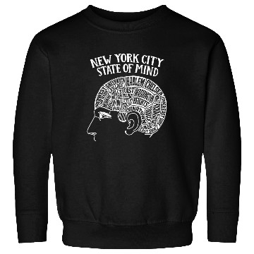 Discover New York City Brain Head Design Sweatshirts