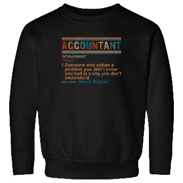Discover Accountant Definition, Funny Accounting Gift, Sweatshirts