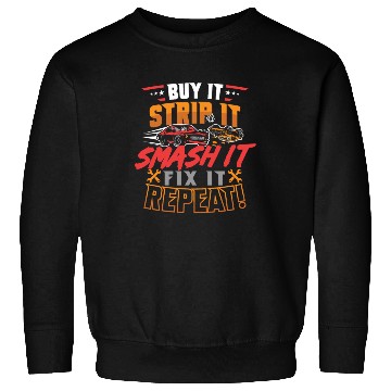 Discover Demo Derby Demolition Derby Smashing Derby Lover Sweatshirts