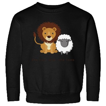 Discover The Lion and the Lamb Sweatshirts