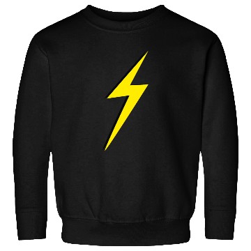 Discover double Lightning Bolt Yellow And Black Sweatshirts
