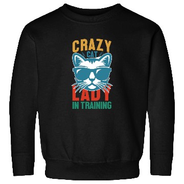Discover Crazy cat lady Sweatshirts