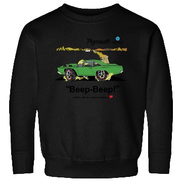 Discover 1968 Plymouth Road Runner Salt Flat Green Sweatshirts