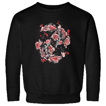 Discover Japanese Koi Fish I Koi Carp Pond Japan Tattoo Sweatshirts
