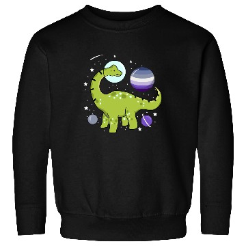 Discover Brachiosaurus Space Butch Lesbian Sweatshirts
