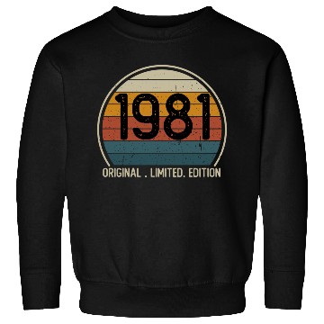 Discover 1981 Vintage 40th Birthday 40 Years Old Sweatshirts
