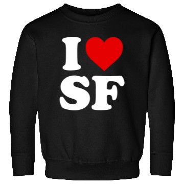 Discover I Love Sf San Francisco Heart Sweatshirts