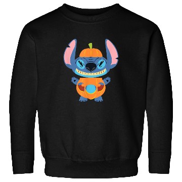 Discover Stitch Pumpkin Halloween Sweatshirts