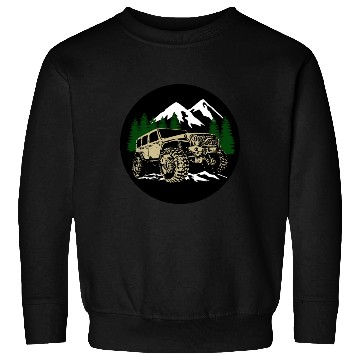 Discover Mountain Jeep Sweatshirts