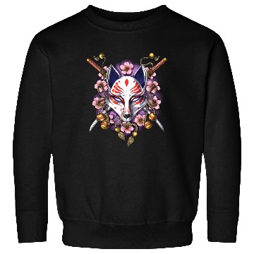 Discover Kitsune Japanese Fox Mask Sweatshirts