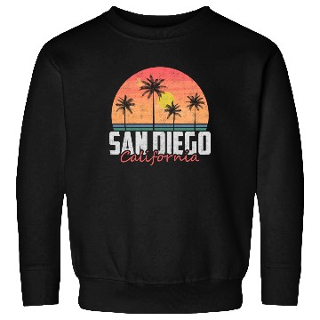 Discover San Diego CA California Pacific Beach Sweatshirts
