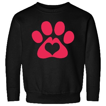 Discover Dog Paw Adopt A Pet Dog Rescue Sweatshirts