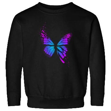 Discover Bright neon butterfly Sweatshirts