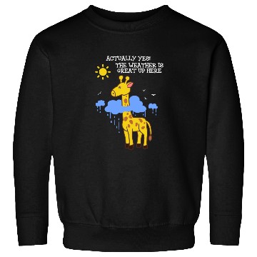 Discover Storm Chaser Funny Cloud Giraffe Apparel Sweatshirts