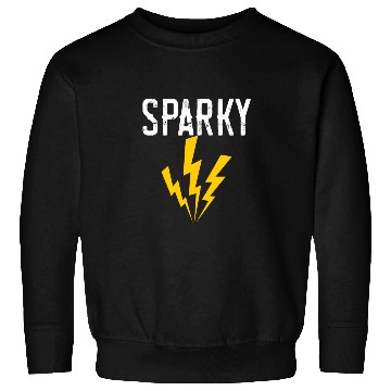 Discover Sparky Electrician Lineman Electricity Electronics Sweatshirts
