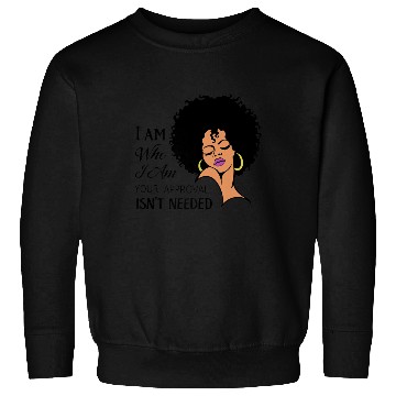 Discover Black Queen Lady Curly Natural African American Sweatshirts