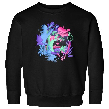 Discover Disney Alice im Wunderland Neonwald Silhouette Sweatshirts
