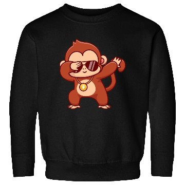 Discover Cool monkey dabbing Sweatshirts