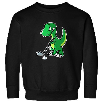 Discover Tyrannosaurus Golf Player Golfer Golfing Funny Sweatshirts