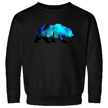 Discover Aurora Galaxy Bear Sweatshirts