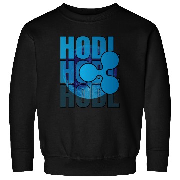 Discover HODL, Ripple, XRP, To the moon, Cryptocurrency Sweatshirts