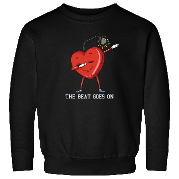 Discover The Beat Goes On Dabbing Heart With Pacemaker Reci Sweatshirts