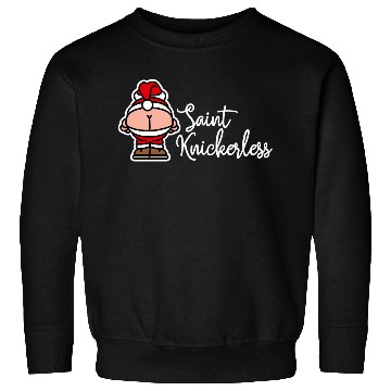 Discover St. Knickerless funny Santa Claus Christmas puns Sweatshirts
