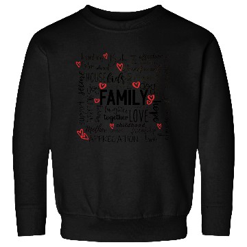 Discover Happy Family Reunion Typography Inspiration Sweatshirts