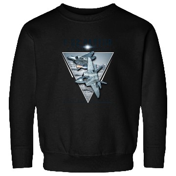 Discover F 22 Raptor US Airborne Fighter Pilot Sweatshirts