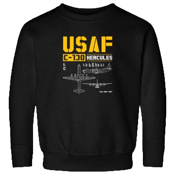 Discover C 130 Hercules US Airborne Fighter Pilot Sweatshirts
