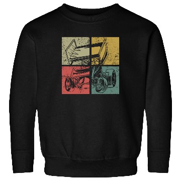 Discover Dirt Track Racing Race Sprint Car Sweatshirts