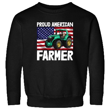 Discover Proud American Farmer Tractor Sweatshirts