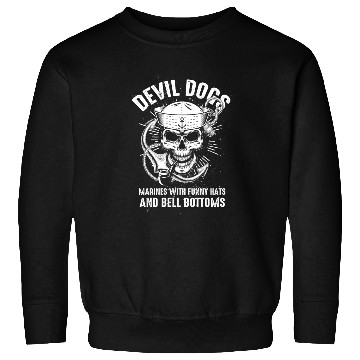 Discover Devil US Navy Corpsman DOC Badass Army Veteran Sweatshirts
