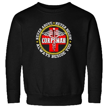 Discover Corpsman Devil Doc Corpsman US Army Sweatshirts