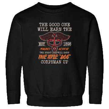 Discover DOC Devil US Navy Corpsman Badass Army Veteran Sweatshirts