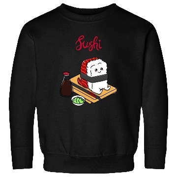 Discover Happy Tuna Sushi Sweatshirts