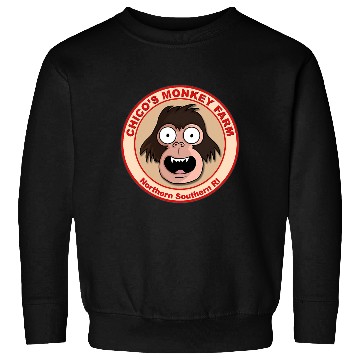 Discover Chico s Monkey Farm Funny Animation Sweatshirts