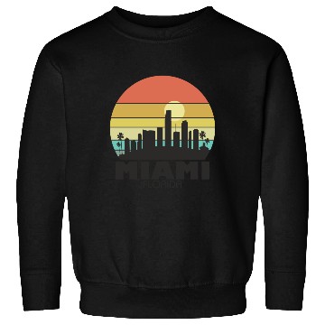 Discover Miami Sunset Sweatshirts