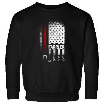 Discover Farrier, US Patriotic Flag, Sweatshirts