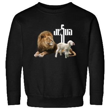 Discover Jesus is Lion and Lamb Sweatshirts