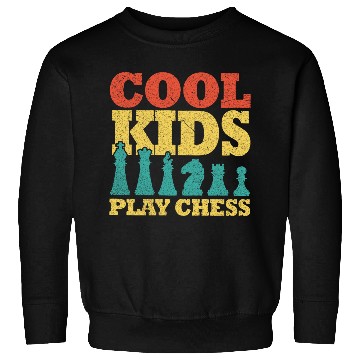 Discover Chess Board Game Player Lover Cool Kids Sweatshirts