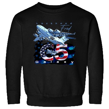 Discover C5 Galaxy Us Air Force Aircraft Sweatshirts